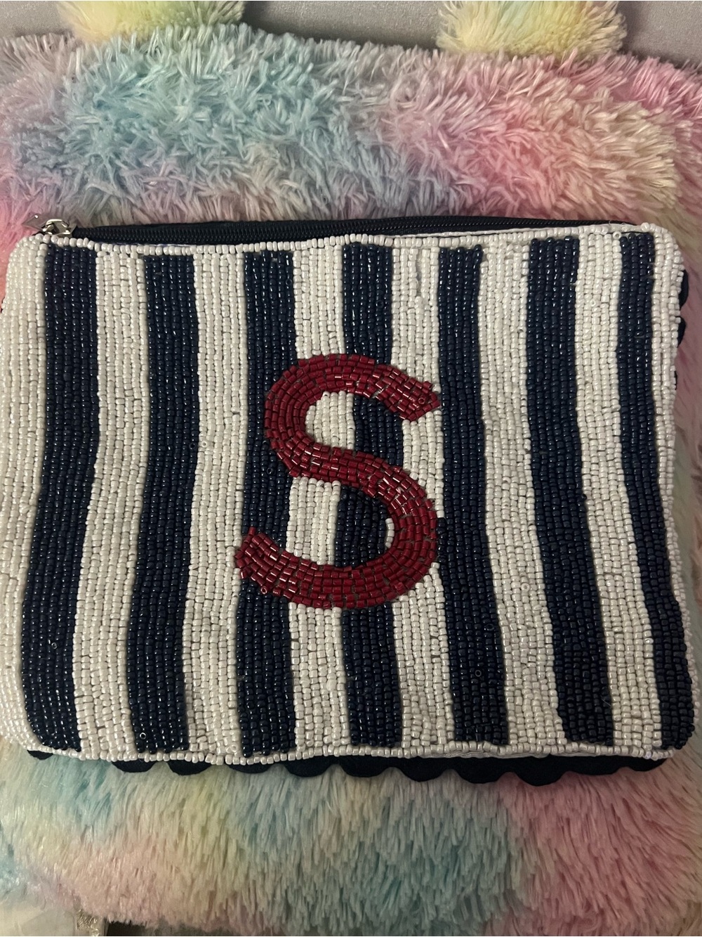 Letter S pouch from India to you
